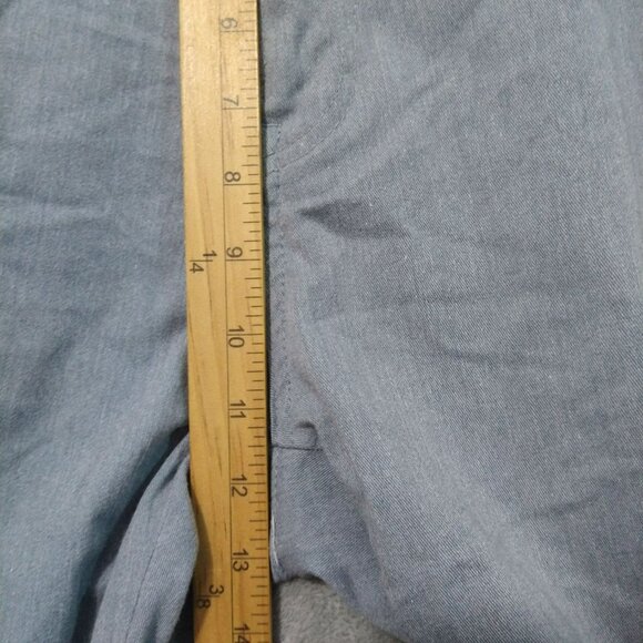 Volcom Shorts Mens 33 Gray Vmonty Stretch Chino Flat Front Mid Rise Skater Surf - Picture 4 of 9